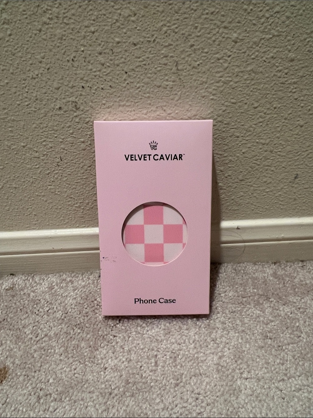 Velvet Caviar Pink Checkerboard Phone Case - Soft Pink & White IPhone 13 Pro